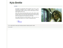 Tablet Screenshot of kylabrettle.net